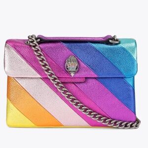 KURT GEIGER KENSINGTON BAG!! Rainbow colors! Dust bag! New